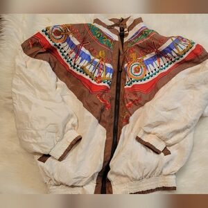 80's-90's vintage silk jacket